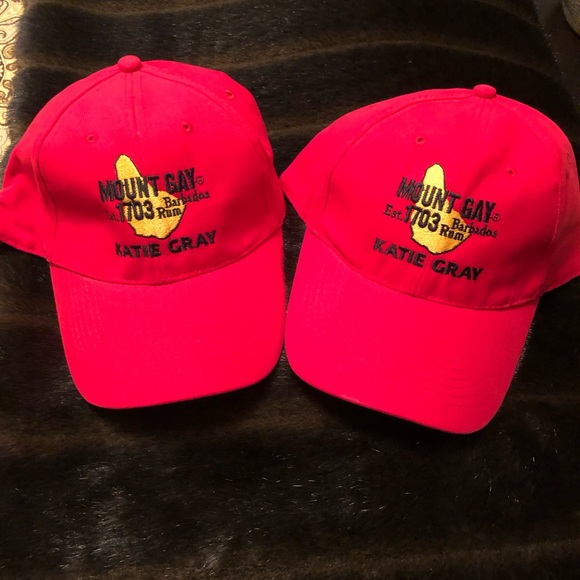 Mount Gay Rum Red Cap Buy 1 Get 1 FREE Brand New Unisex Rare Hat Regatta Event - Picture 6 of 6